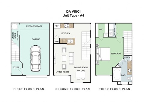 1 bedroom 1 bathroom Floor plan C at Landing at Round Rock, Round Rock